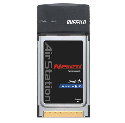 Buffalo WLI-CB-G300N Wireless-N Notebook Adapter Internal 270 Mbit/s