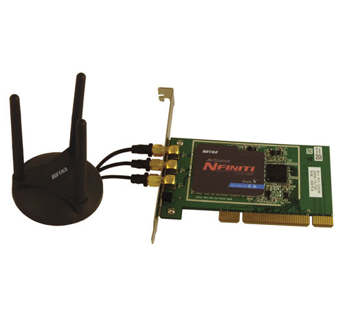Buffalo WLI-PCI-G300N Wireless-N Desktop PCI Adapter Internal 270 Mbit/s