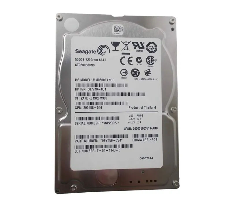 507749-001 - HP 500GB 7200RPM SATA 2.5-Inch Hard Drive