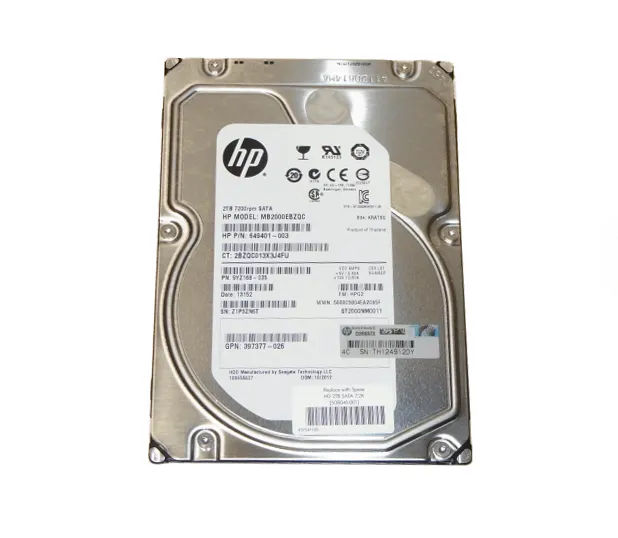 508041-001 - HP 2TB 7200RPM SATA 3Gb/s 3.5-in Hard Drive