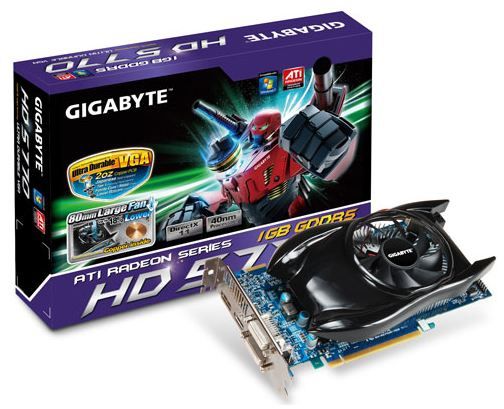 GIGABYTE R577UGD graphics card AMD 1 GB GDDR5