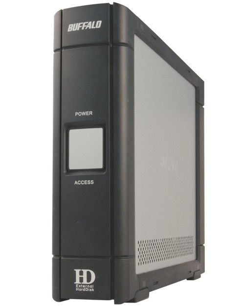 Buffalo DriveStation SATA USB 2.0 Hard Drive - 250GB external hard drive 7200 RPM Black, Grey