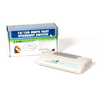 StarTech.com 8-Port Desktop 10/100 Mbps Fast Ethernet Switch Unmanaged Power over Ethernet (PoE)