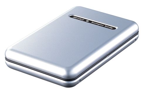 Buffalo MiniStation Shock Resistant Portable Hard Drive - 40GB external hard drive 5400 RPM USB 2.0 Silver
