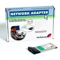 StarTech.com Dongle-less 10/100 PCMCIA CardBus Ethernet Card 100 Mbit/s