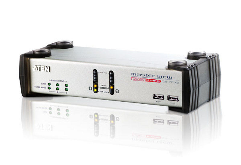 ATEN CS1772 KVM switch Black, Grey