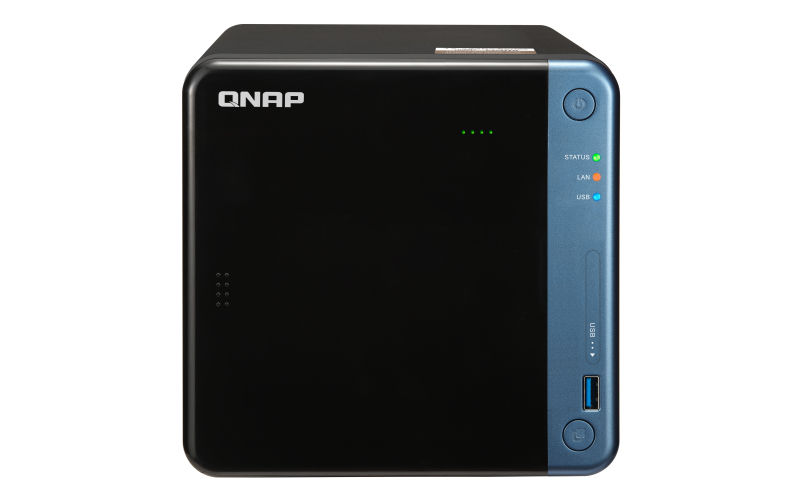 QNAP TS-453BE NAS Mini Tower Intel® Celeron® J3455 2 GB DDR3L 0 TB QNAP Turbo System Black