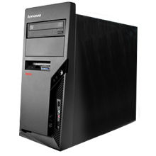 Lenovo ThinkCentre M57 Intel® Core™2 Duo E4500 1 GB DDR2-SDRAM 160 GB Intel® GMA 3100 Windows XP Professional Tower PC Black