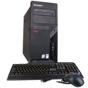 Lenovo ThinkCentre A55 Intel® Core™2 Duo E4300 1 GB DDR2-SDRAM 160 GB Intel® GMA 3000 Windows Vista Business Tower PC Black