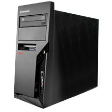 Lenovo ThinkCentre M57 Intel® Core™2 Duo E6750 2 GB DDR2-SDRAM 250 GB Intel® GMA 3100 Windows Vista Ultimate Tower PC Black