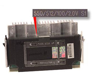 HP 144573-001 processor 0.55 GHz 0.512 MB L2