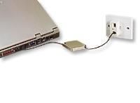 Kensington SLIM MODEM CABLE + ADAPTER networking cable