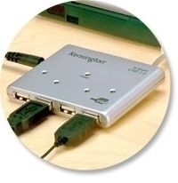 Kensington USB 2.0 pocket hub 480 Mbit/s Silver