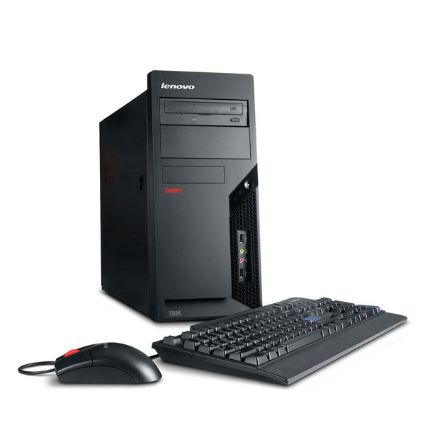 Lenovo ThinkCentre A61 AMD Athlon X2 4000+ 1 GB DDR2-SDRAM 160 GB AMD Radeon X1250 Windows Vista Business Tower PC Black