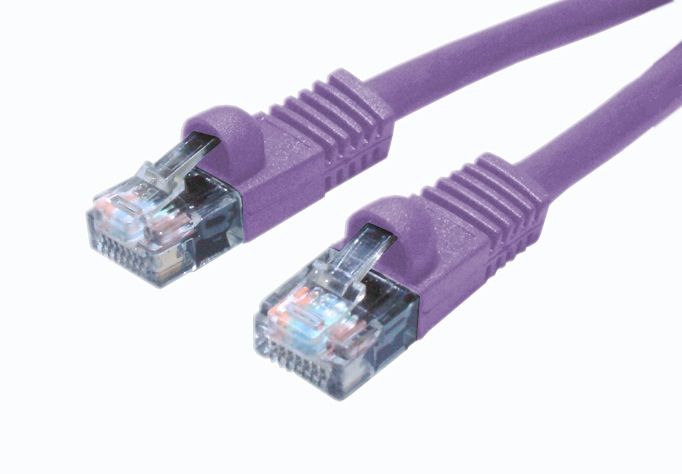APC 47127PL-1 networking cable Purple 0.3 m