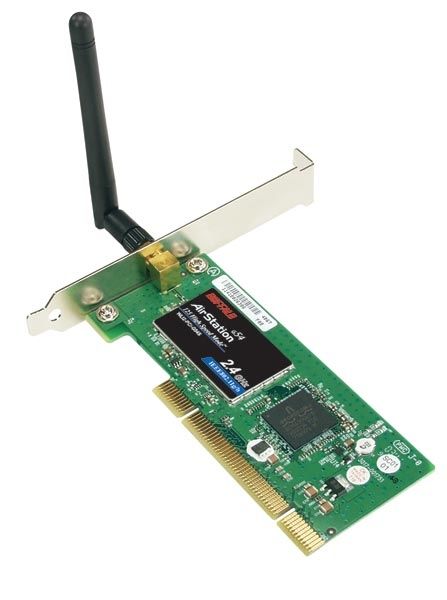 Buffalo 125Mbps High Speed Mode Wireless PCI Adapter 125 Mbit/s