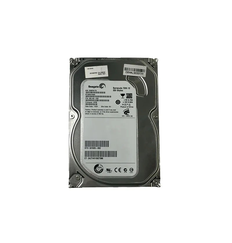 531625-002 - HP 320GB 7200RPM SATA 3Gb/s 3.5-in Hard Drive