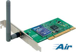 D-Link 2.4GHz Wireless LAN PCI Card 11 Mbit/s