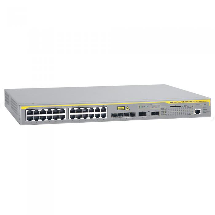 Allied Telesis AT-X600-24TS/XP Managed L3+ Gigabit Ethernet (10/100/1000) Power over Ethernet (PoE) 1U Grey