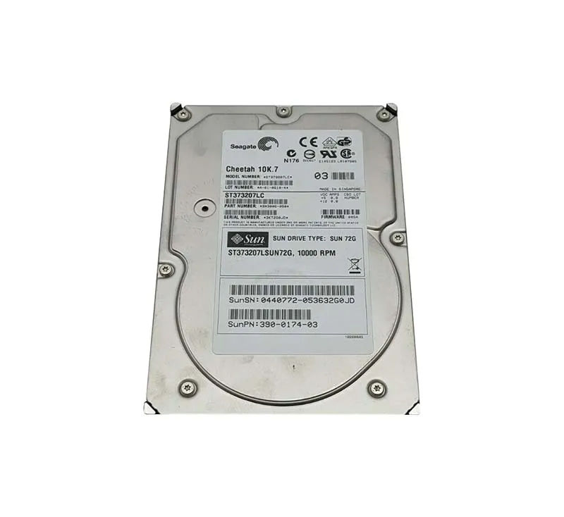 540-5455-01 - Sun 73GB 10000RPM SCSI 320MB/s 3.5-in Hard Drive
