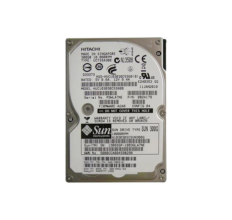 540-7869 - Sun 300GB 10000RPM SAS 6Gb/s 16MB Cache 2.5-Inch Hard Drive