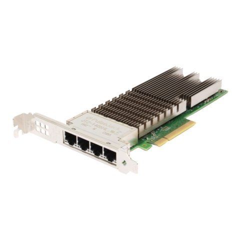 Dell 540-BBUX Intel X710-T4 Quad-Port 10Gb Ethernet Converged Network Adapter