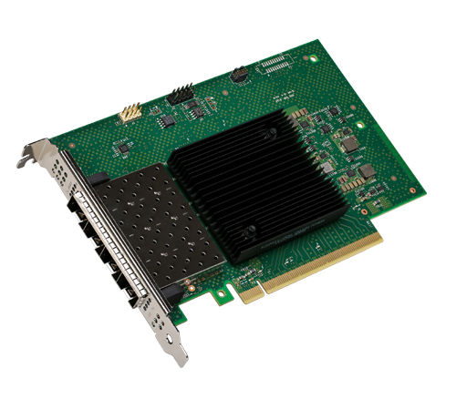 540-BFDT - Dell Intel E810 4-P 25Gb/s PCIe Full-Height Adapter