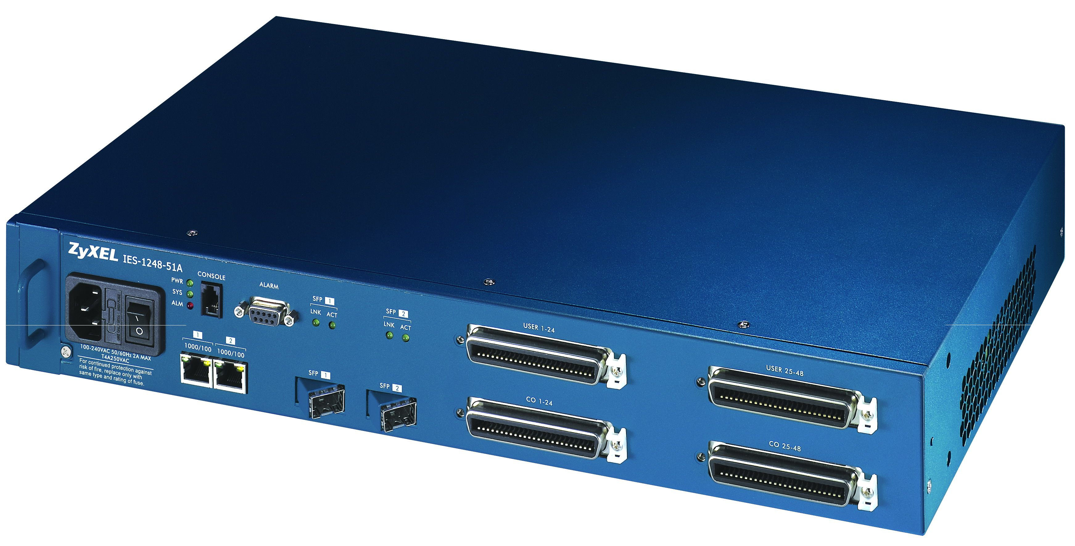 Zyxel IES-1248-51A wired router Black