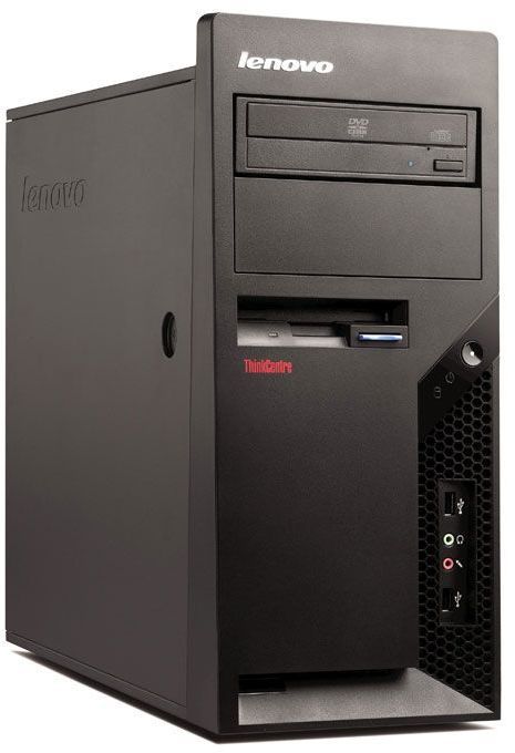 Lenovo ThinkCentre M58 Intel® Core™2 Duo E7300 2 GB DDR3-SDRAM 320 GB Intel® GMA X4500 Windows 7 Professional Tower PC Black