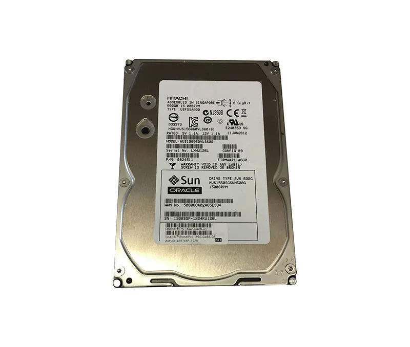 542-0428 - Sun 600GB 15000RPM SAS 6Gb/s 3.5-Inch Hard Drive