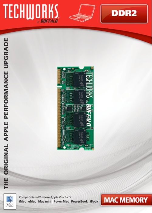 Buffalo TechWorks memory module 1 GB 1 x 1 GB DDR2 200-pin SO-DIMM
