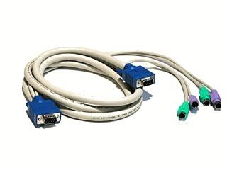 Vertiv Avocent PS/AT Keyboard, Serial Mouse & VGA video - 6 ft network switch component