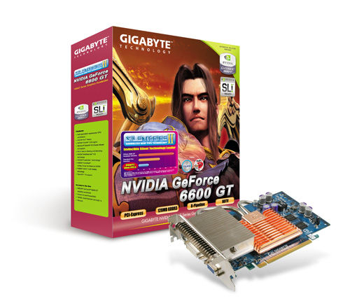 GIGABYTE NVIDIA GeForce 6600 GT 128MB DDRIII GDDR3