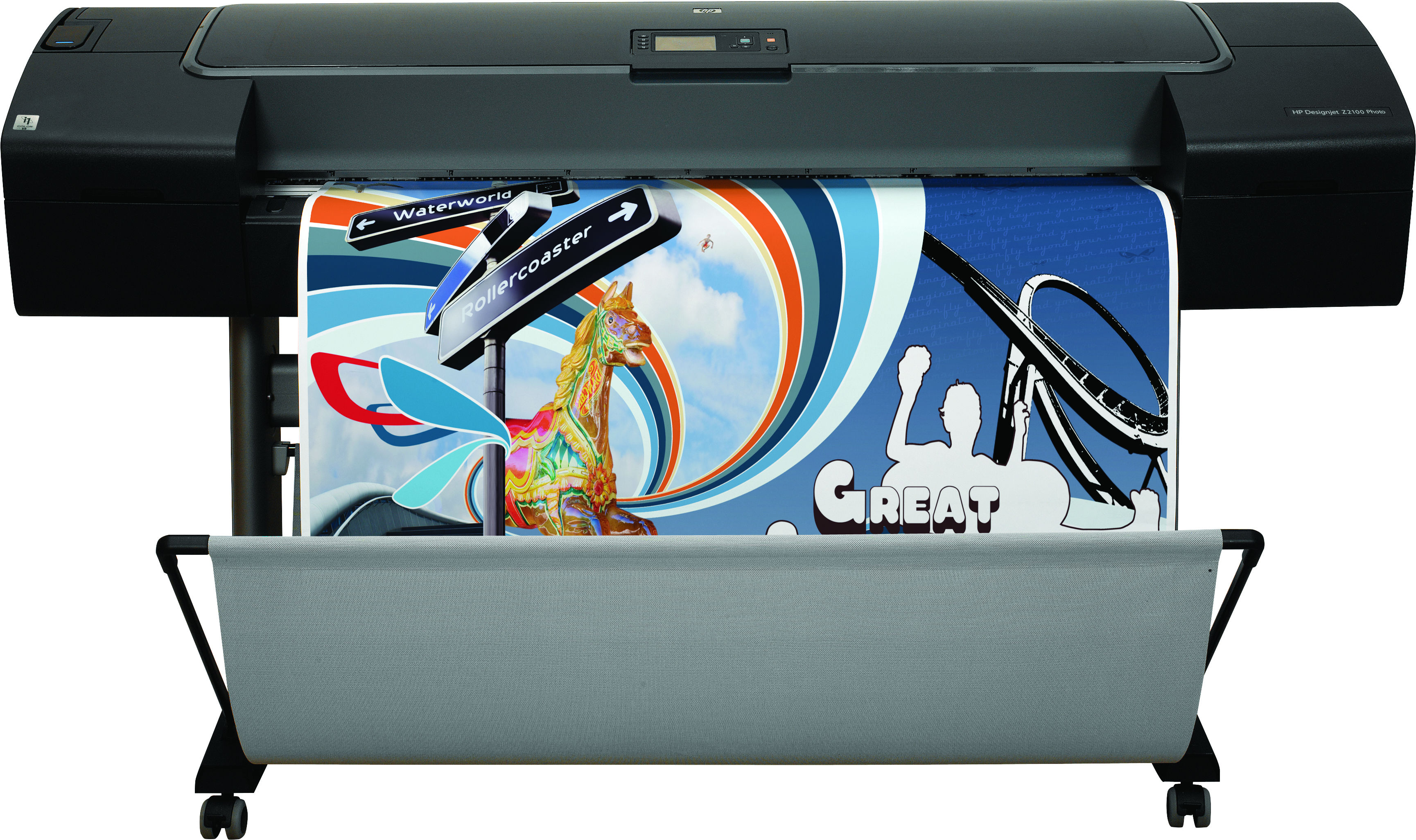 HP Designjet Z2100 24" large format printer Thermal inkjet Colour 2400 x 1200 DPI Ethernet LAN