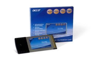 Acer WLAN PCMCIA Card IEEE802.11b Wi-Ficertification up to 11Mbps 2.4 11 Mbit/s