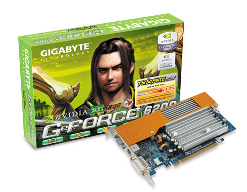 GIGABYTE GeForce 6200 TC 128MB DD2 PCI-E NVIDIA GDDR2