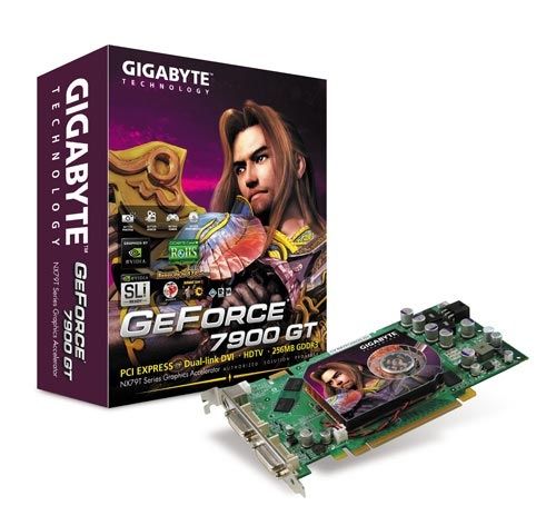 GIGABYTE GV-NX79T256DB-RH graphics card GDDR3