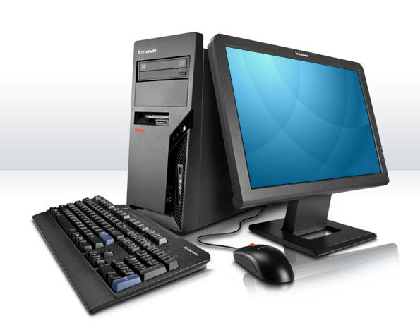 Lenovo ThinkCentre M57e Intel® Core™2 Duo E6550 1 GB DDR2-SDRAM 160 GB Intel® GMA 3100 Windows Vista Business Tower PC Black