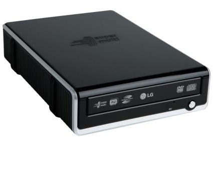 LG External Super Multi DVD Rewriter, Black optical disc drive DVD-RW