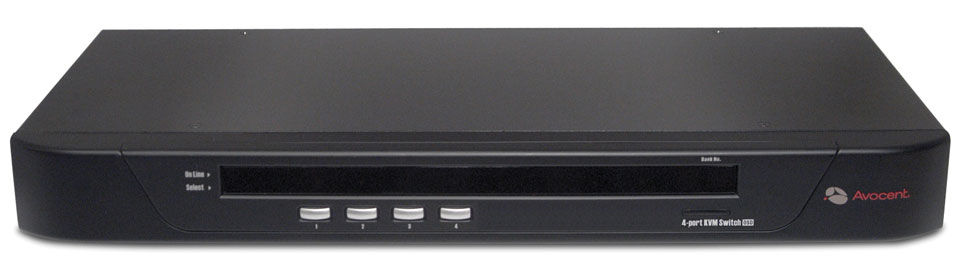 Vertiv Avocent SwitchView 1000 4-port KVM switch Black