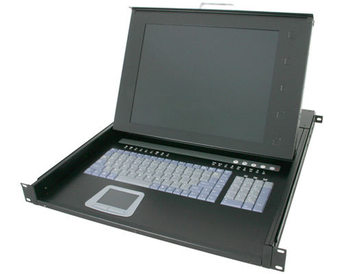 StarTech.com 1U LCD with 15 inch TFT Screen rack console 38.1 cm (15") 1024 x 768 pixels