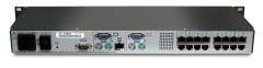 Fujitsu s2-1602 KVM switch Rack mounting Black