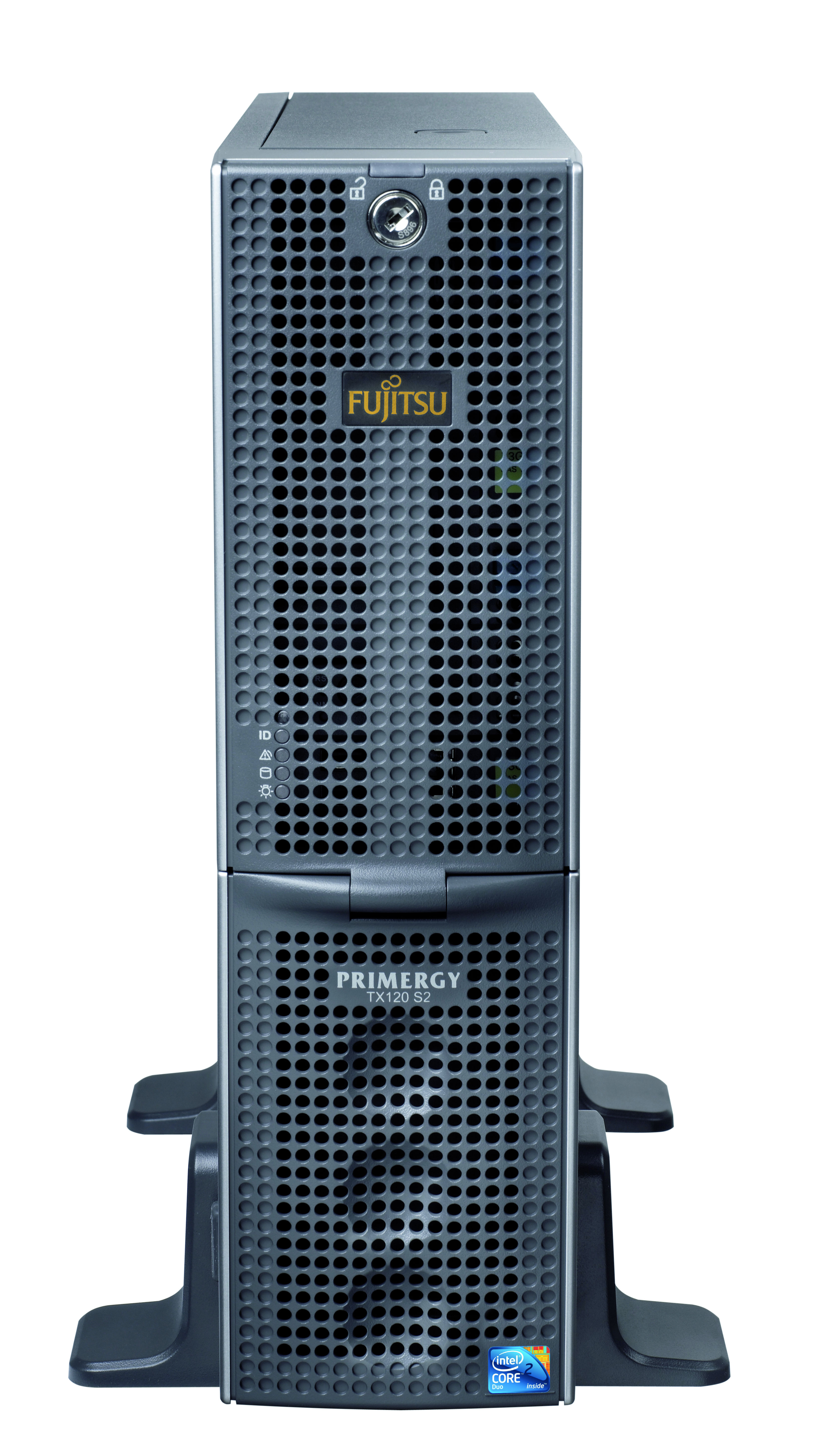 Fujitsu PRIMERGY TX120 S2 server 500 GB Tower Intel® Core™2 Duo P8400 2.26 GHz 2 GB DDR2-SDRAM 300 W