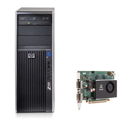HP Z400 + NVIDIA Quadro FX 380 Intel® Xeon® 3000 Sequence W3540 6 GB DDR3-SDRAM Minitower Workstation