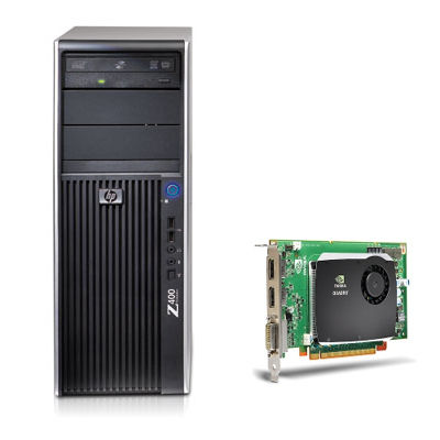 HP Z400 + NVIDIA Quadro FX 580 Intel® Xeon® 3000 Sequence W3520 3 GB DDR3-SDRAM Minitower Workstation