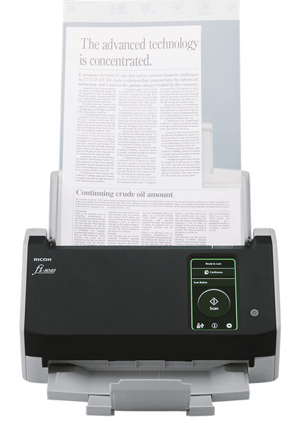 Ricoh FI-8040 ADF + Manual feed scanner 600 x 600 DPI A4 Black, Grey