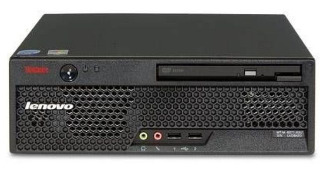Lenovo ThinkCentre M57 Intel® Core™2 Duo E6550 1 GB DDR2-SDRAM 80 GB Intel® GMA 3100 Desktop PC Black