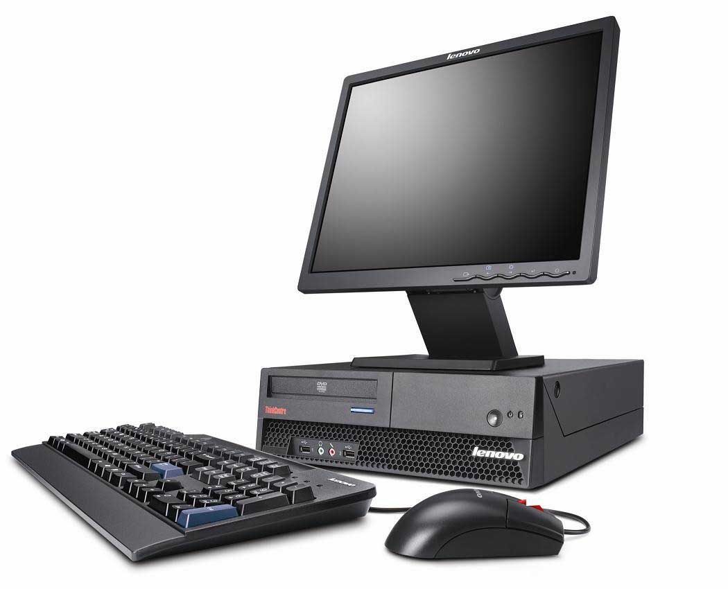 Lenovo ThinkCentre M57e Intel® Celeron® 430 1 GB DDR2-SDRAM 160 GB Intel® GMA 3100 Windows Vista Business Desktop PC Black