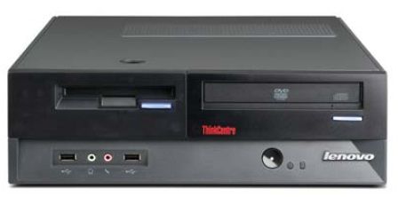 Lenovo ThinkCentre M57e Intel® Pentium® E2200 1 GB DDR2-SDRAM 160 GB Intel® GMA 3100 Windows Vista Business Desktop PC Black
