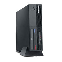 Lenovo ThinkCentre M57p Intel® Core™2 Duo E6550 1 GB DDR2-SDRAM 160 GB Windows Vista Business SFF PC Black